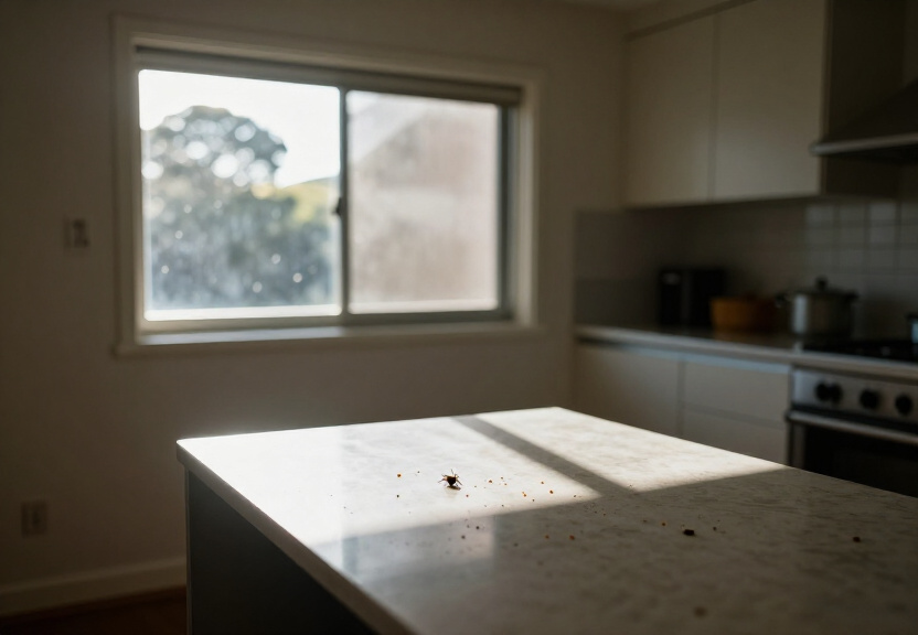 Ant nest in wall cavity of Henley apartment building